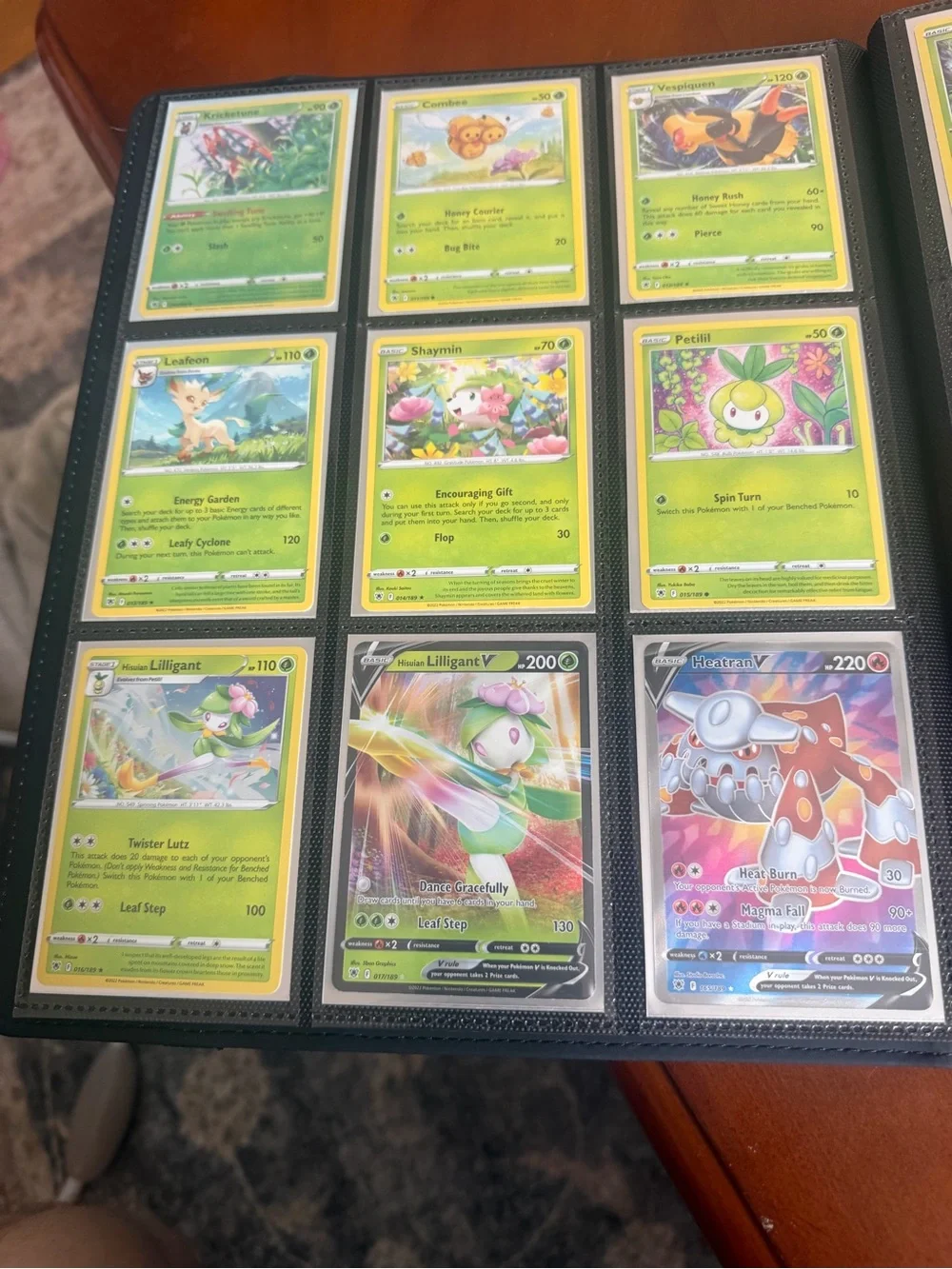 Pikachu Themed Black binder with Gold Accent astral radiance and others 180 card